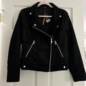 NWT Esmara faux suede moto jacket